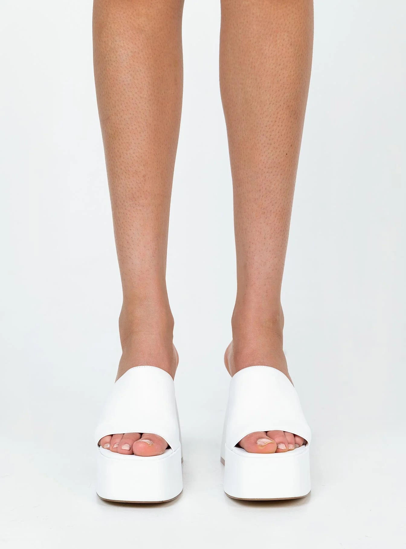 Windsor Smith Highrise Platform Heel White