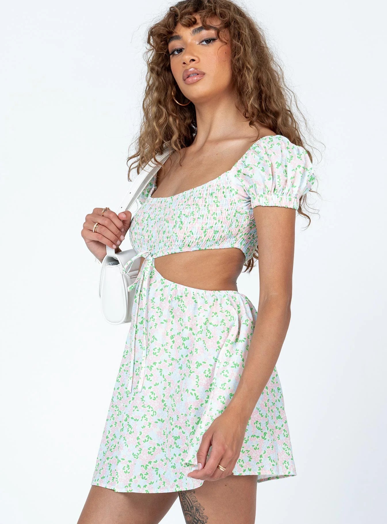Asmaa Mini Dress Yellow