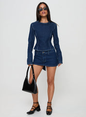 Countryside Long Sleeve Top Denim