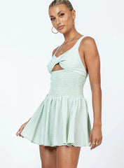 Arden Mini Dress Sage