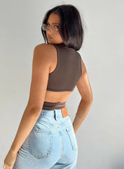 Kamelia Top Brown