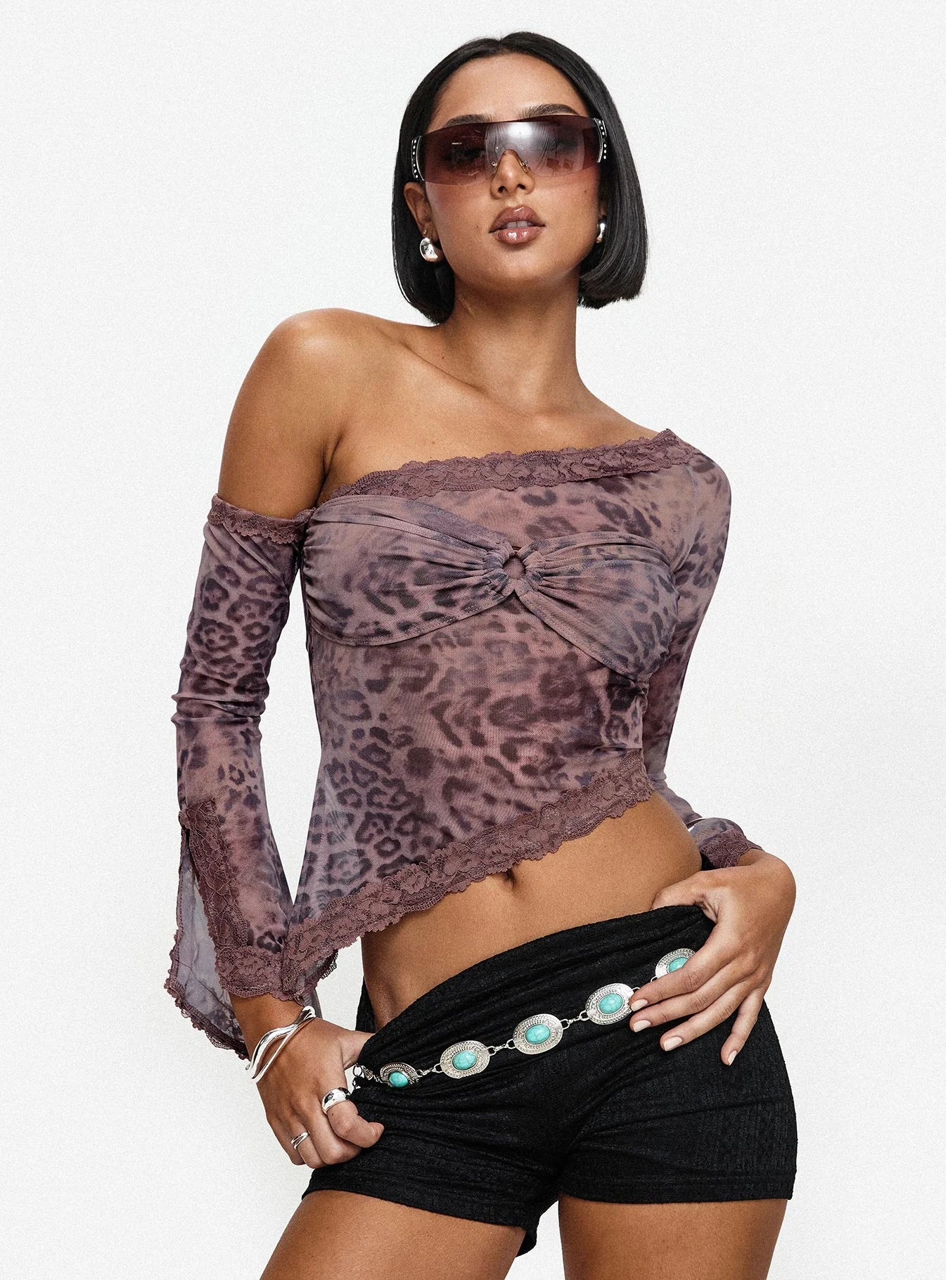 Empty Space Top Leopard