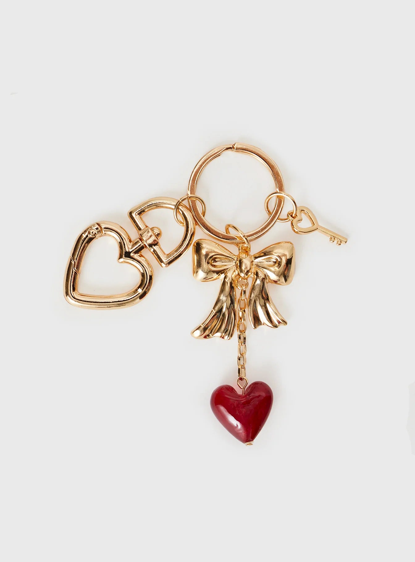 Aurelio Pendant Keyring Gold