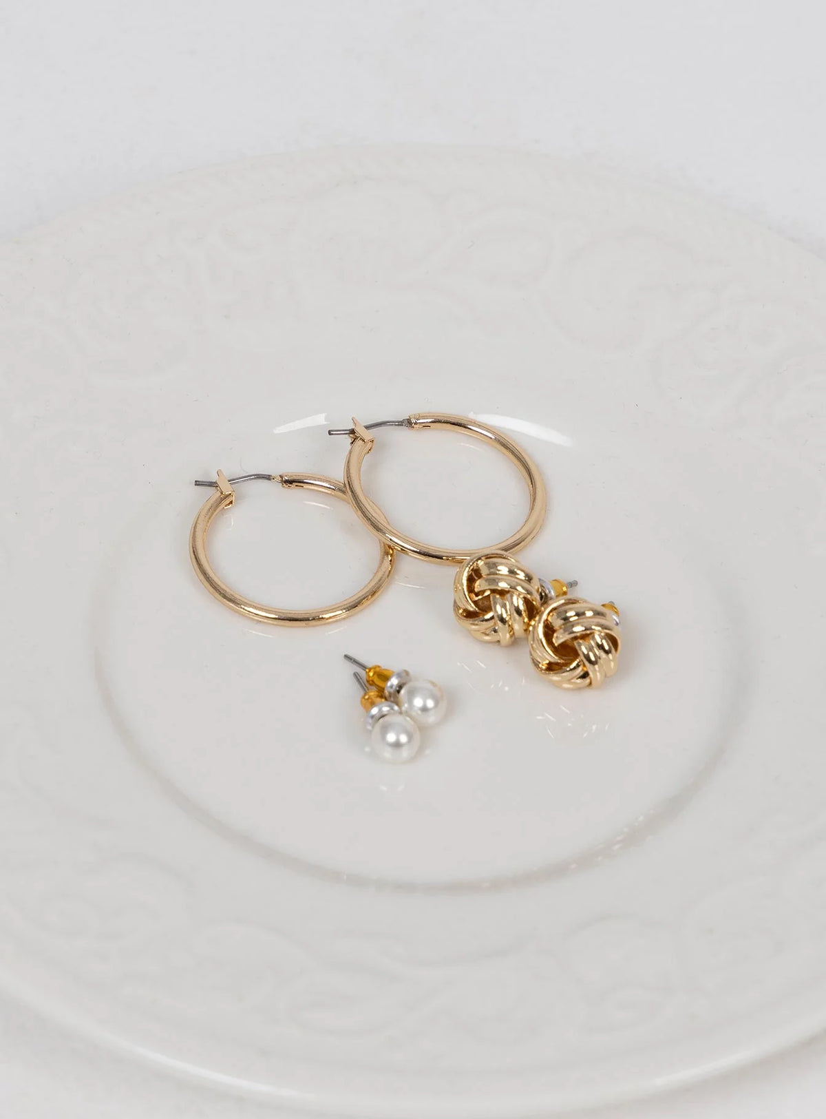 Gracey Earring Pack Gold