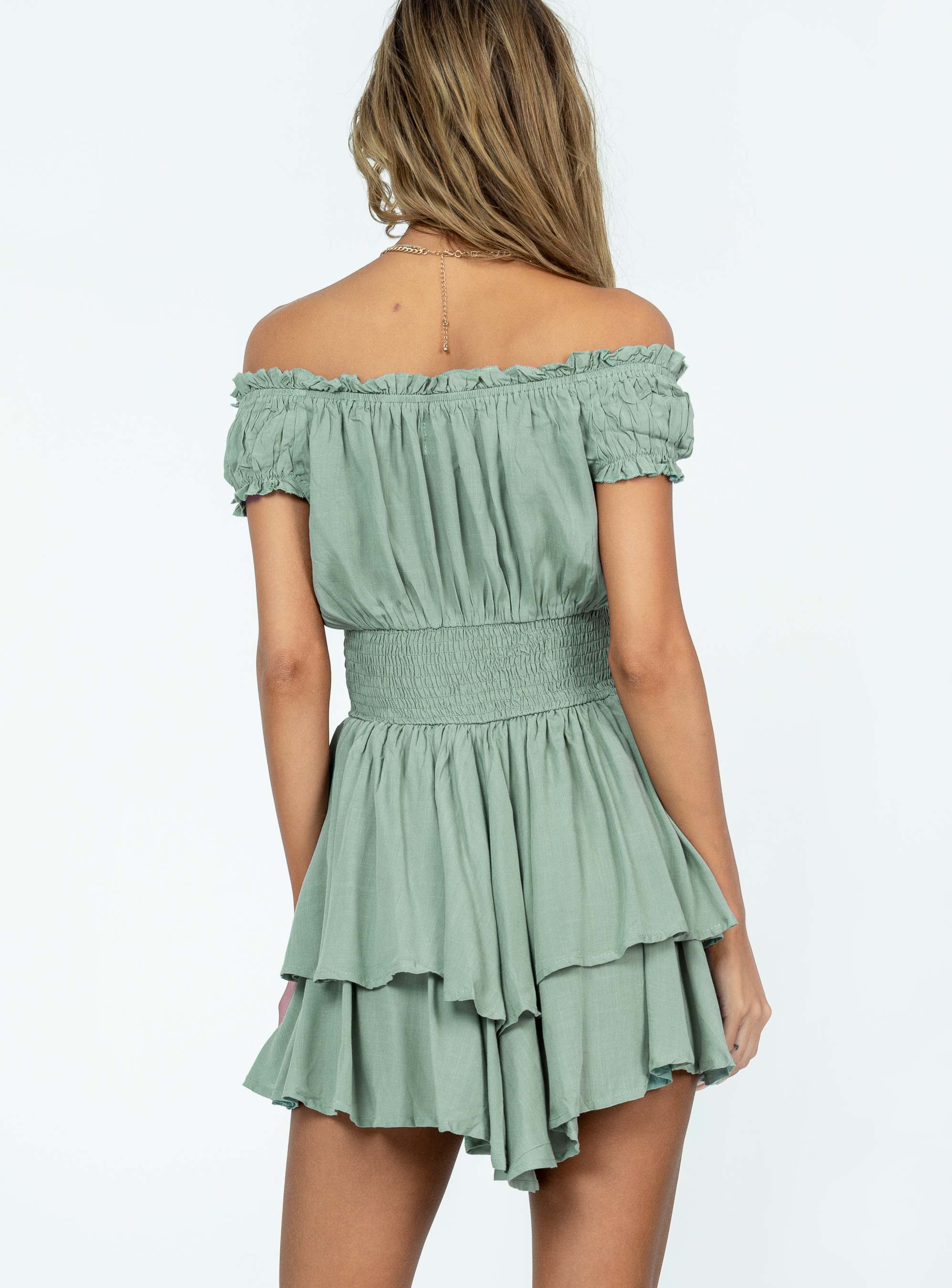Tahiti Romper Sage