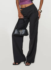 Nights Like This Cut Out Buckle Detail Pants Charcoal
