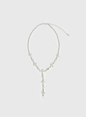 Ellasyn Y Necklace Silver