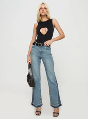 Jaxen Cut Out Bodysuit Black