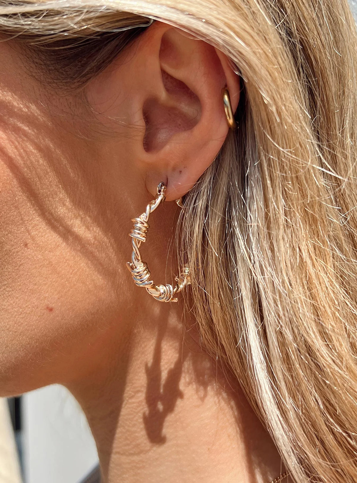 Cherrie Earrings Gold