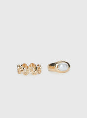 The Escape Ring Pack Gold