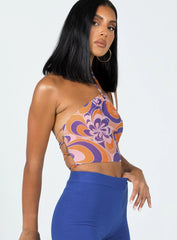 Matilda Top Orange Floral