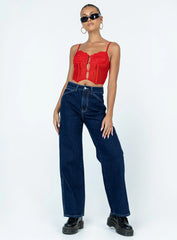 Lerina Top Red