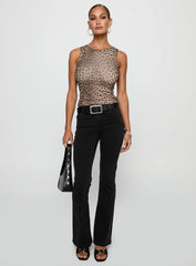 Warm Honey Top Leopard
