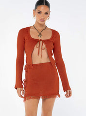 Banita Mini Skirt Red