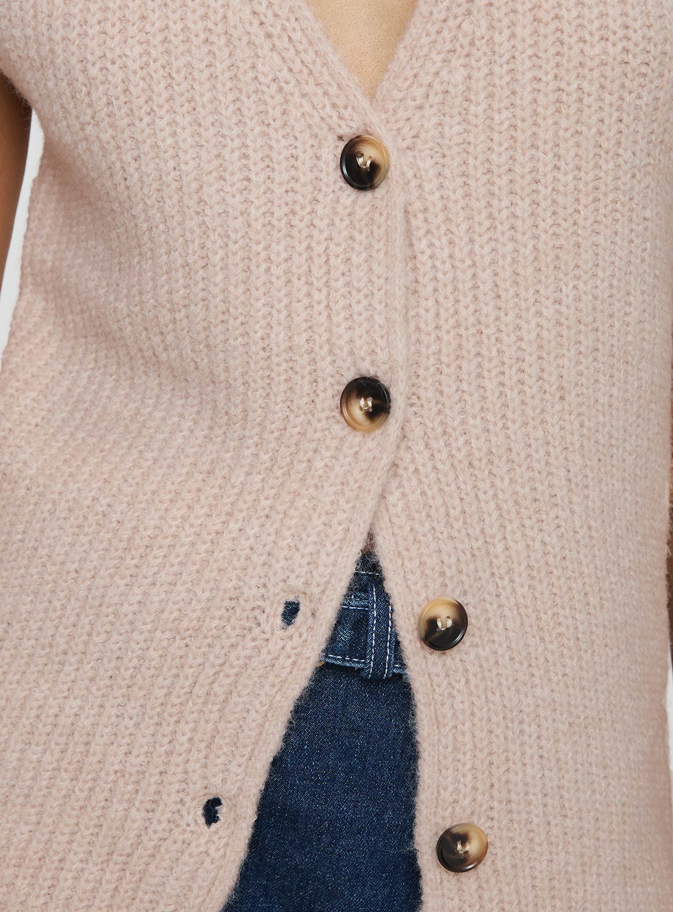 Nowah Knit Vest Beige