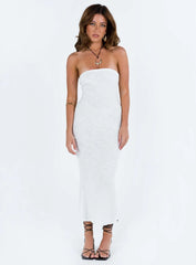 Oscar Midi Dress White Petite