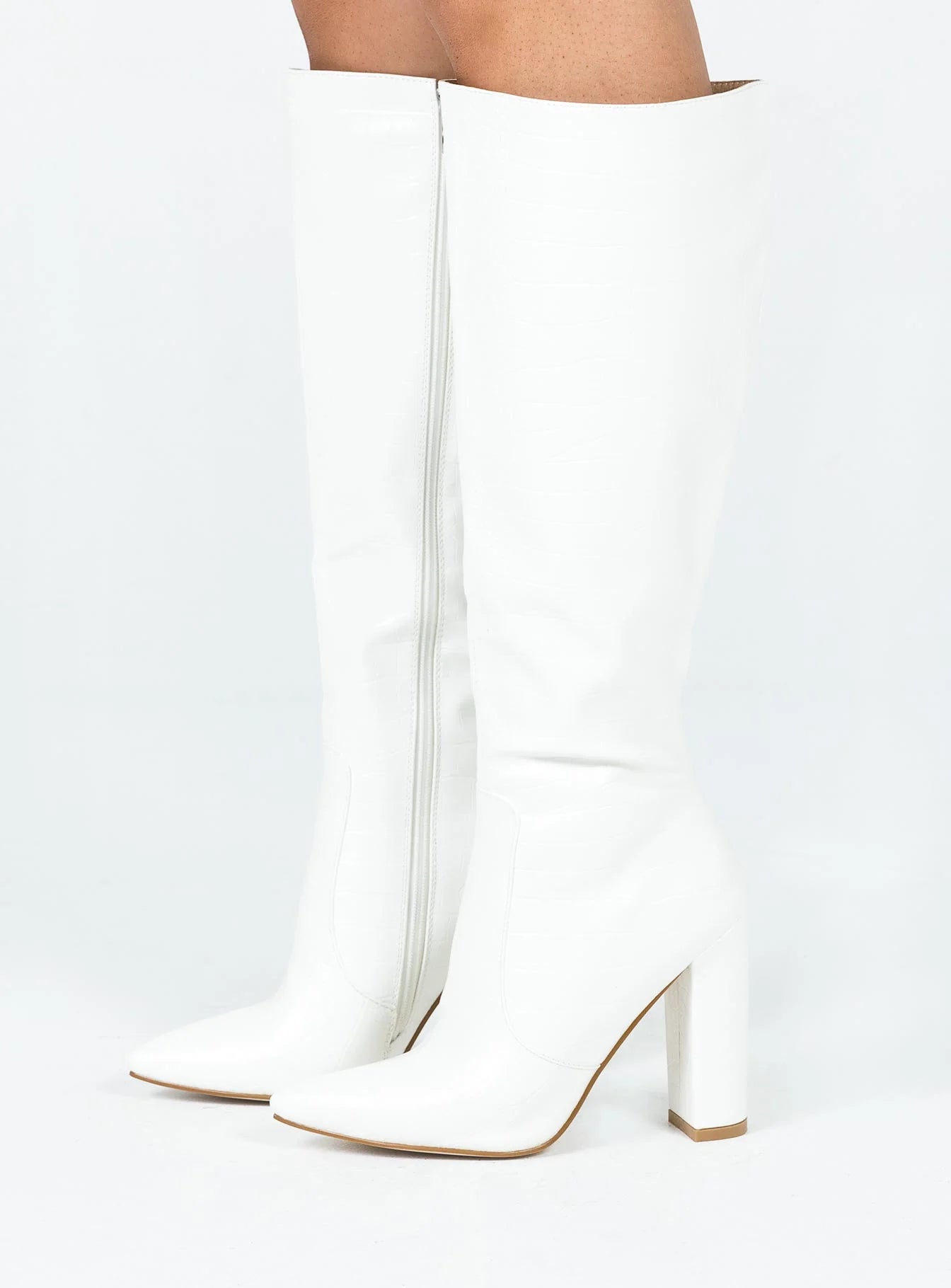 Stamper Boots White