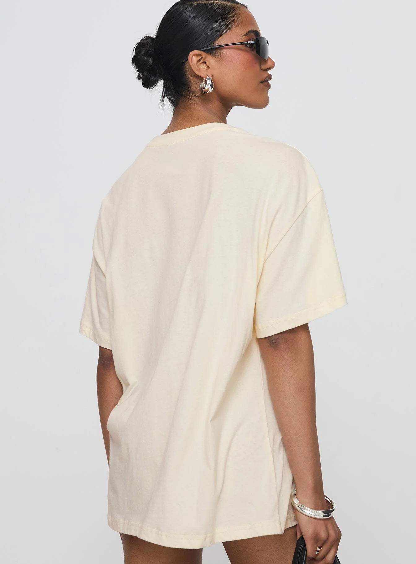 Faded Star Tee Cream