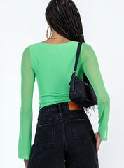 Jacob Long Sleeve Bodysuit Green