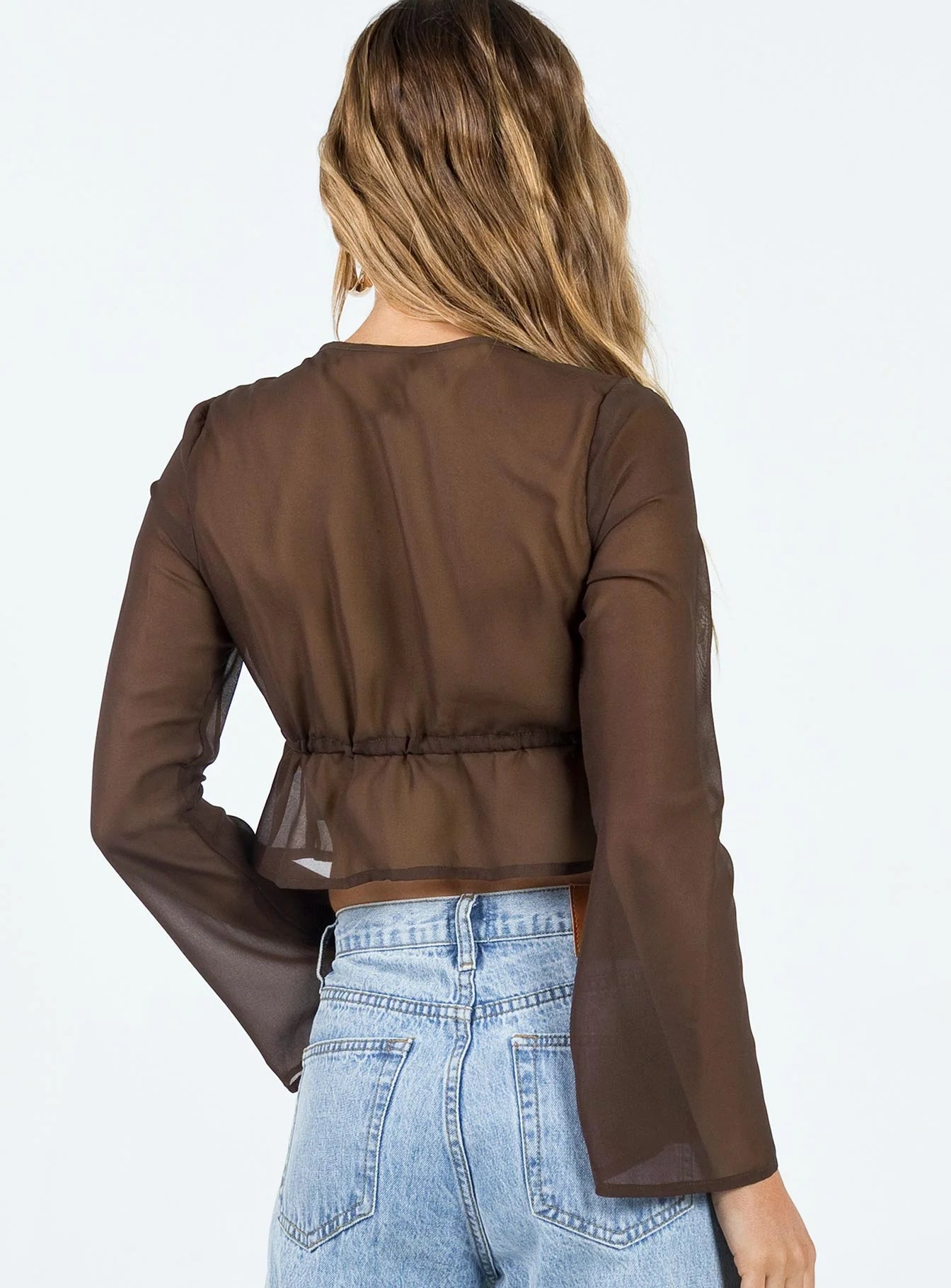 Kenney Long Sleeve Top Brown