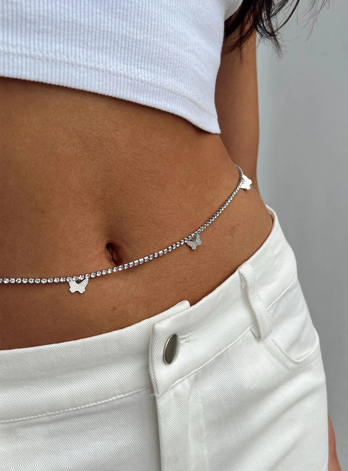 Believer Chain Belt Silver