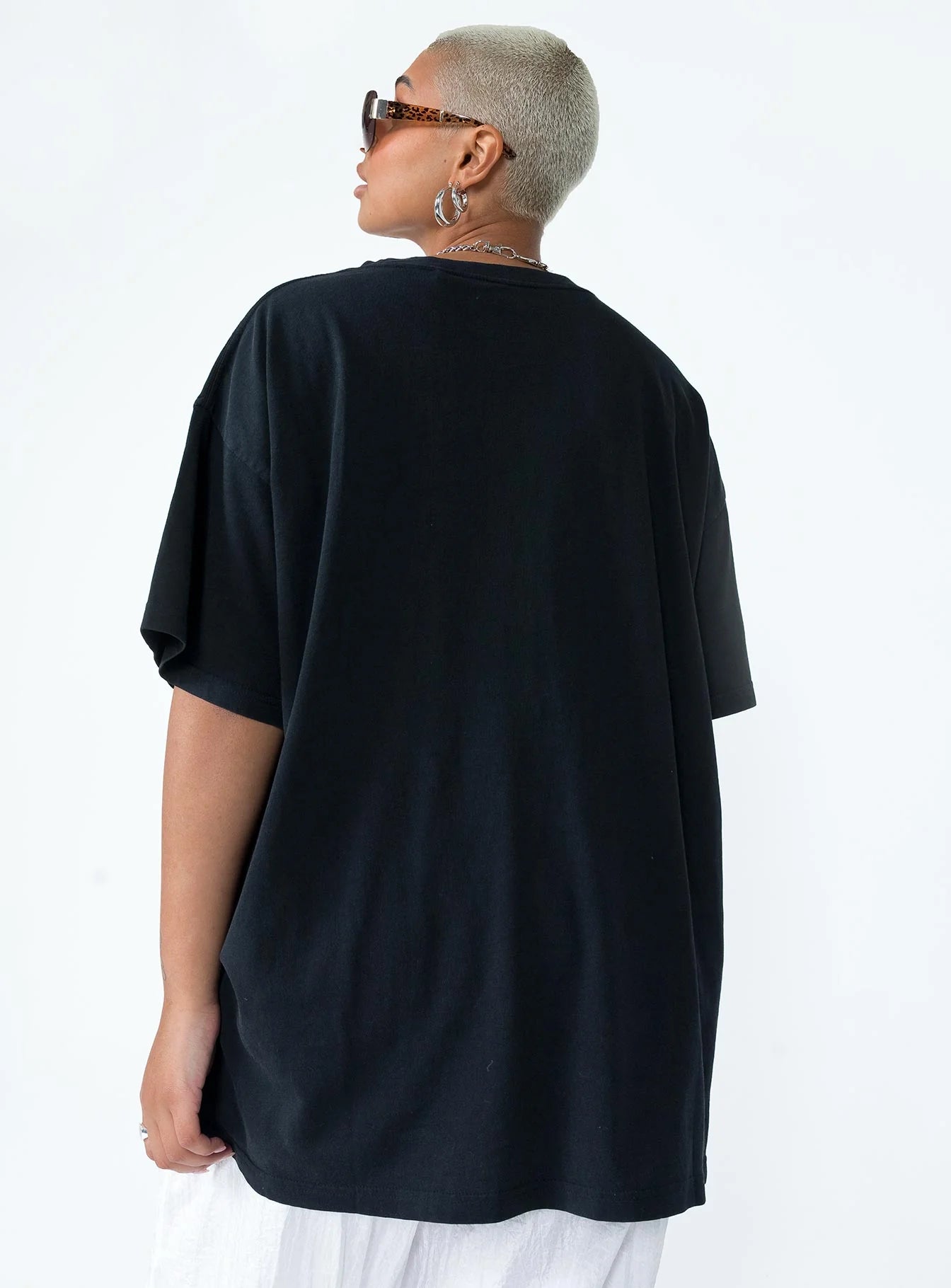 Taz Oversized Tee Black