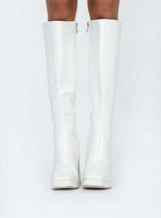 Montgomery Boots Matte White