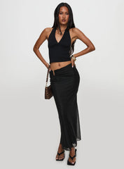 Satine Maxi Skirt Black