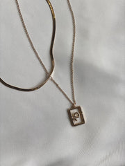 Mani Serpent Necklace Gold