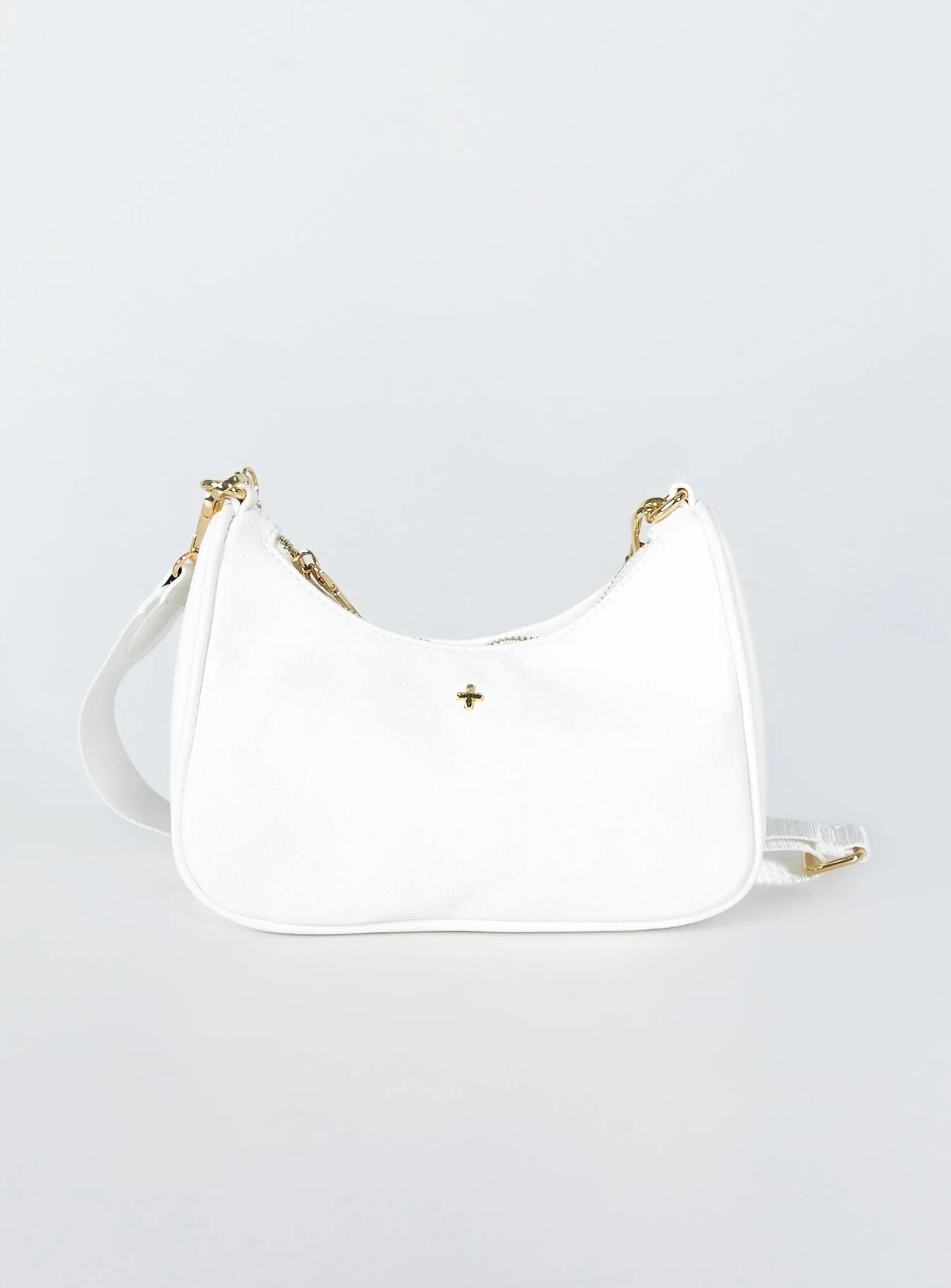 Peta & Jain Paloma Crossbody Bag White Pebble / Gold
