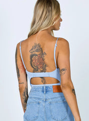 Bow Bodysuit Blue