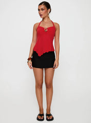 Attina Hardware Detail Top Red