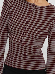 Spence Layered Top Multi Stripe