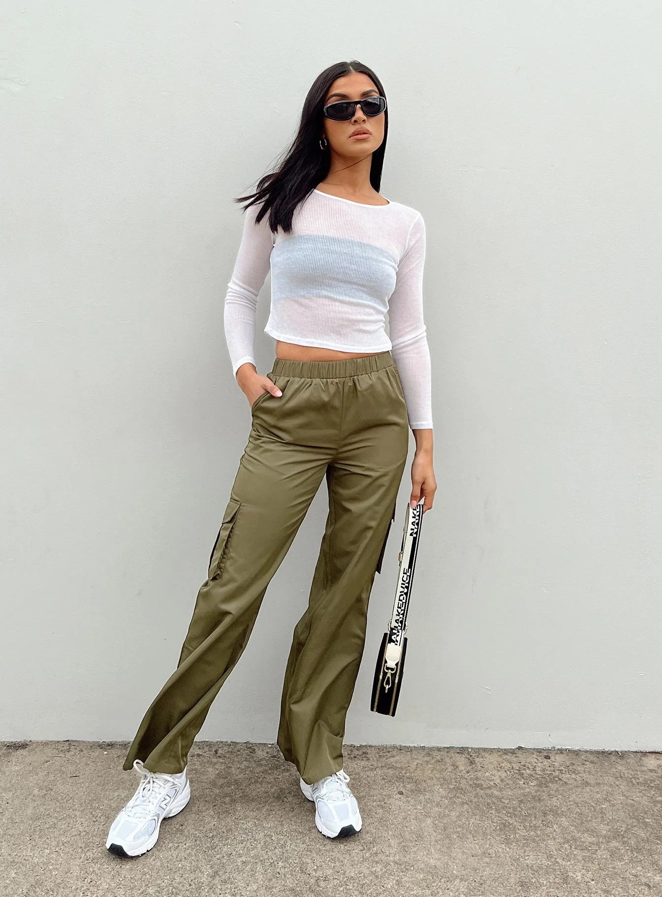 Andreas Long Sleeve Top White