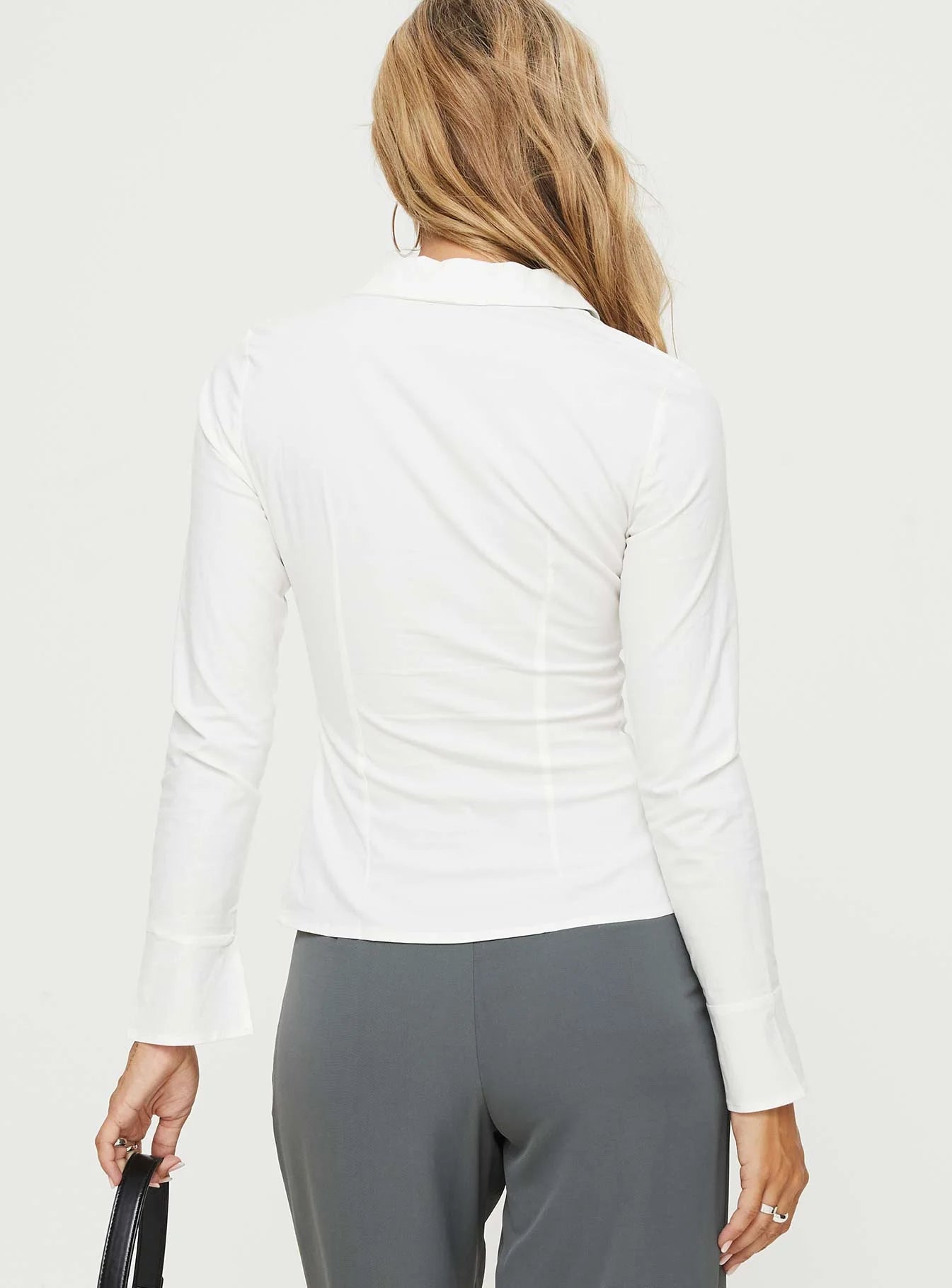 Fairway Long Sleeve Shirt White