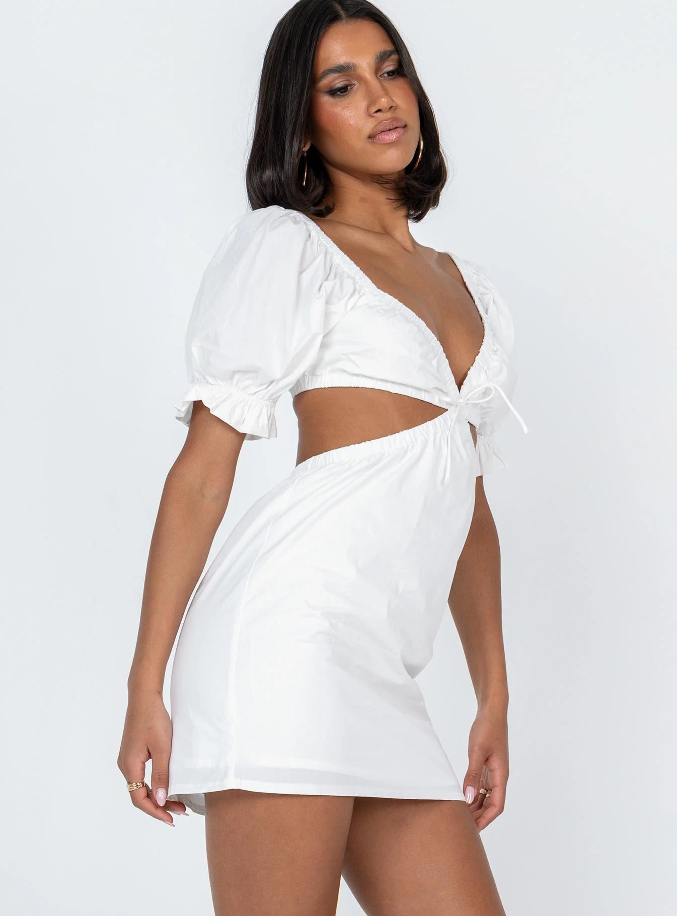 Shantel Mini Dress White