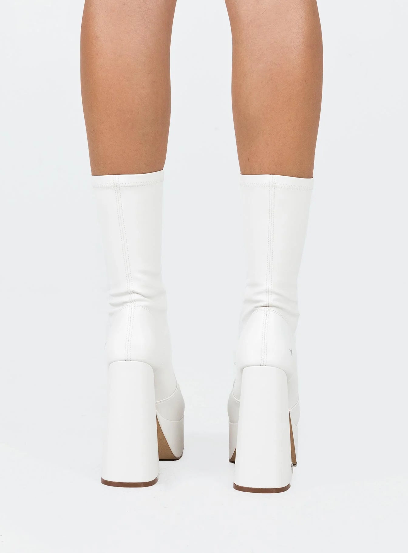 Windsor Smith Angelz Platform Boots Snow