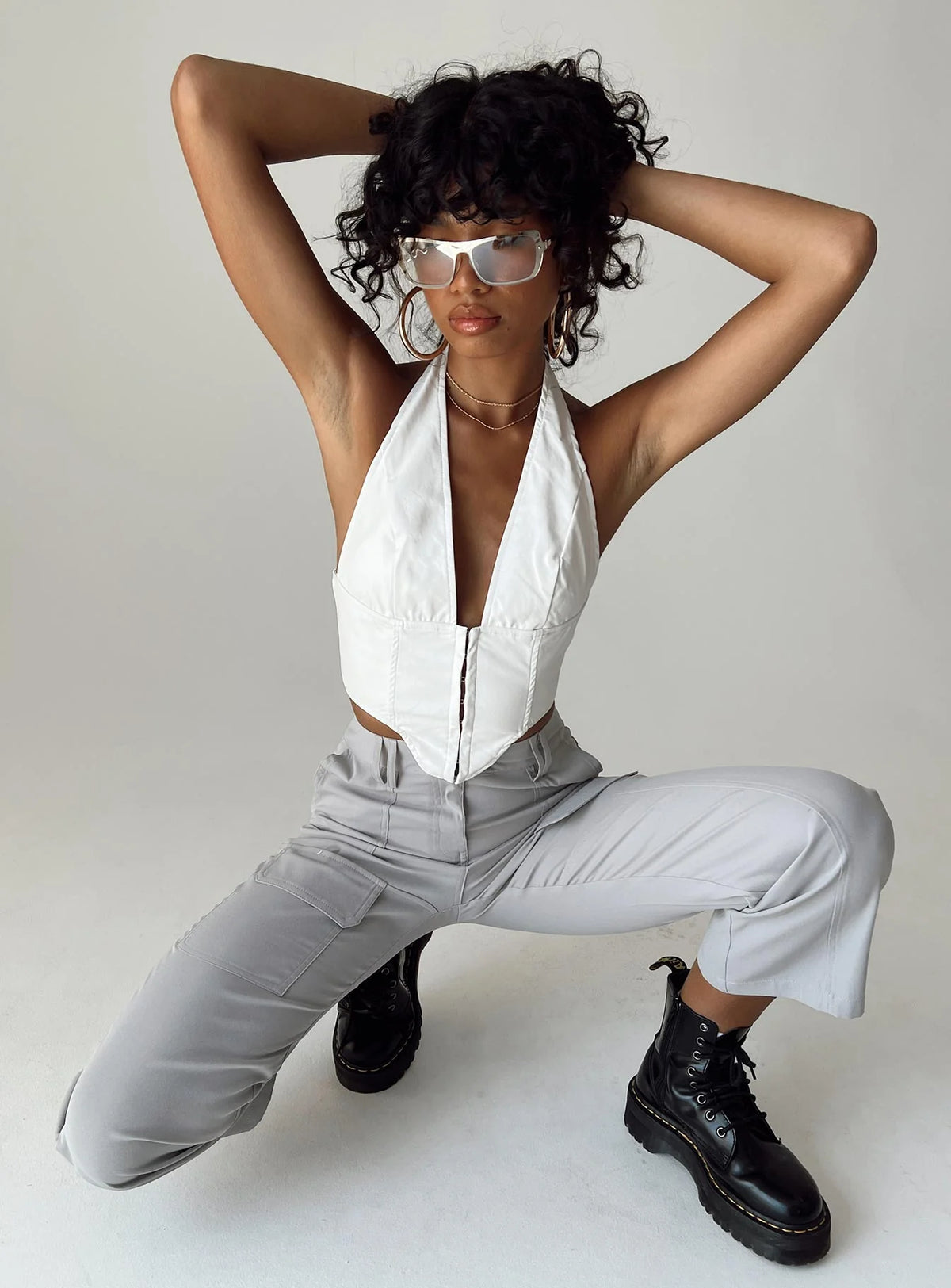 Kravit Top White