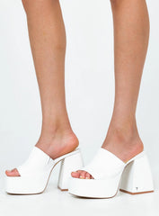 Windsor Smith Highrise Platform Heel White