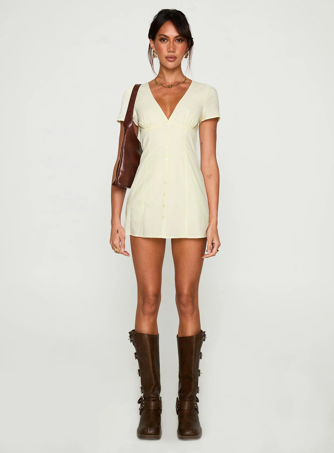 Loveliness Playsuit Lemon