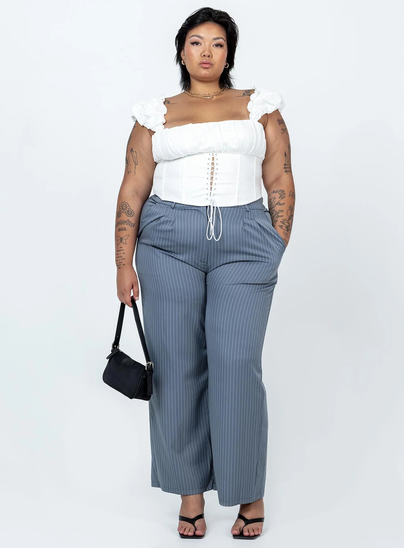 Harry Top White Curve