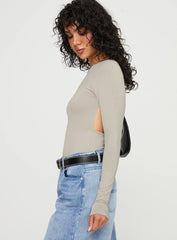 Gatewood Long Sleeve Bodysuit Grey