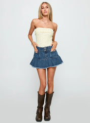 Majorette Strapless Bodysuit Cream