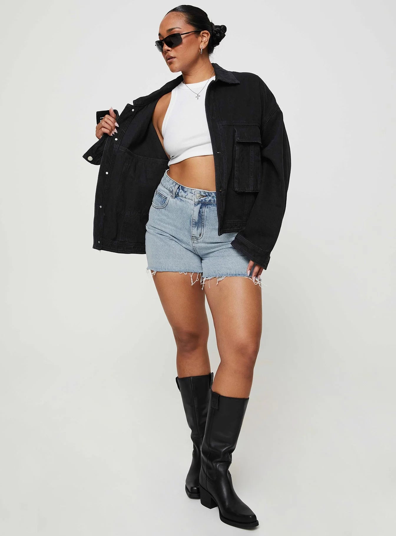 Laurena Denim Shorts Tall Lower Impact