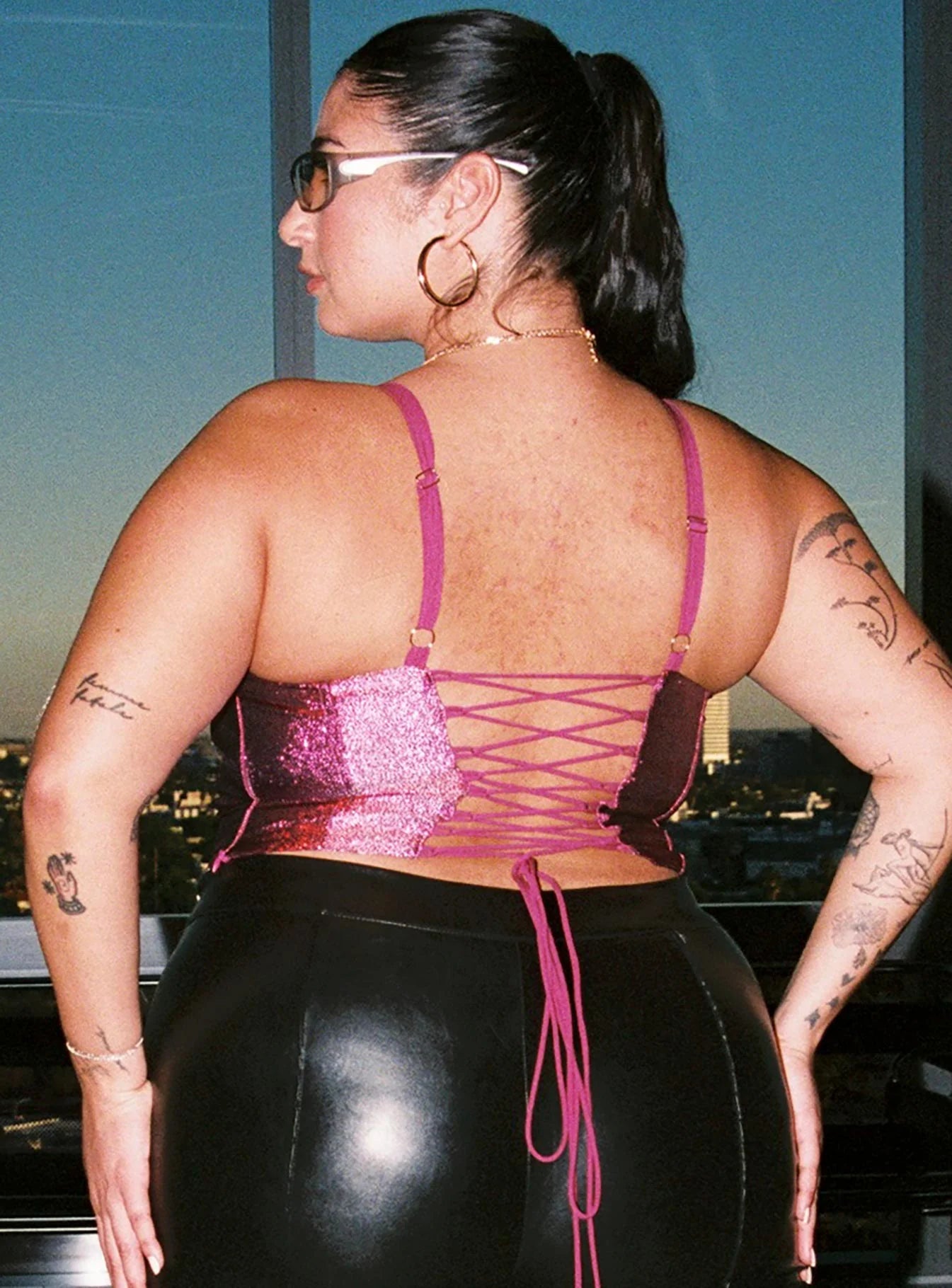 Amaroo Corset Top Pink Curve