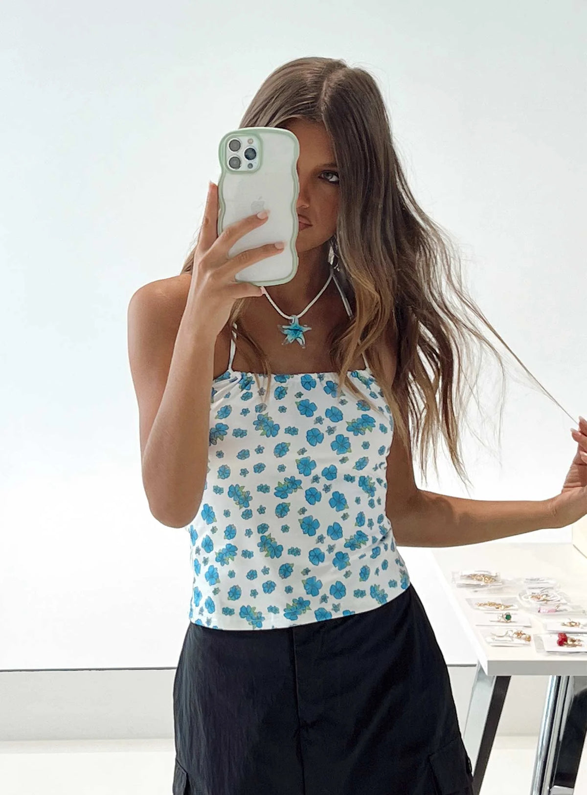 Halt It Top Floral