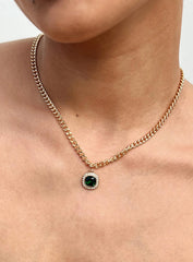 Kaye Necklace Gold / Green