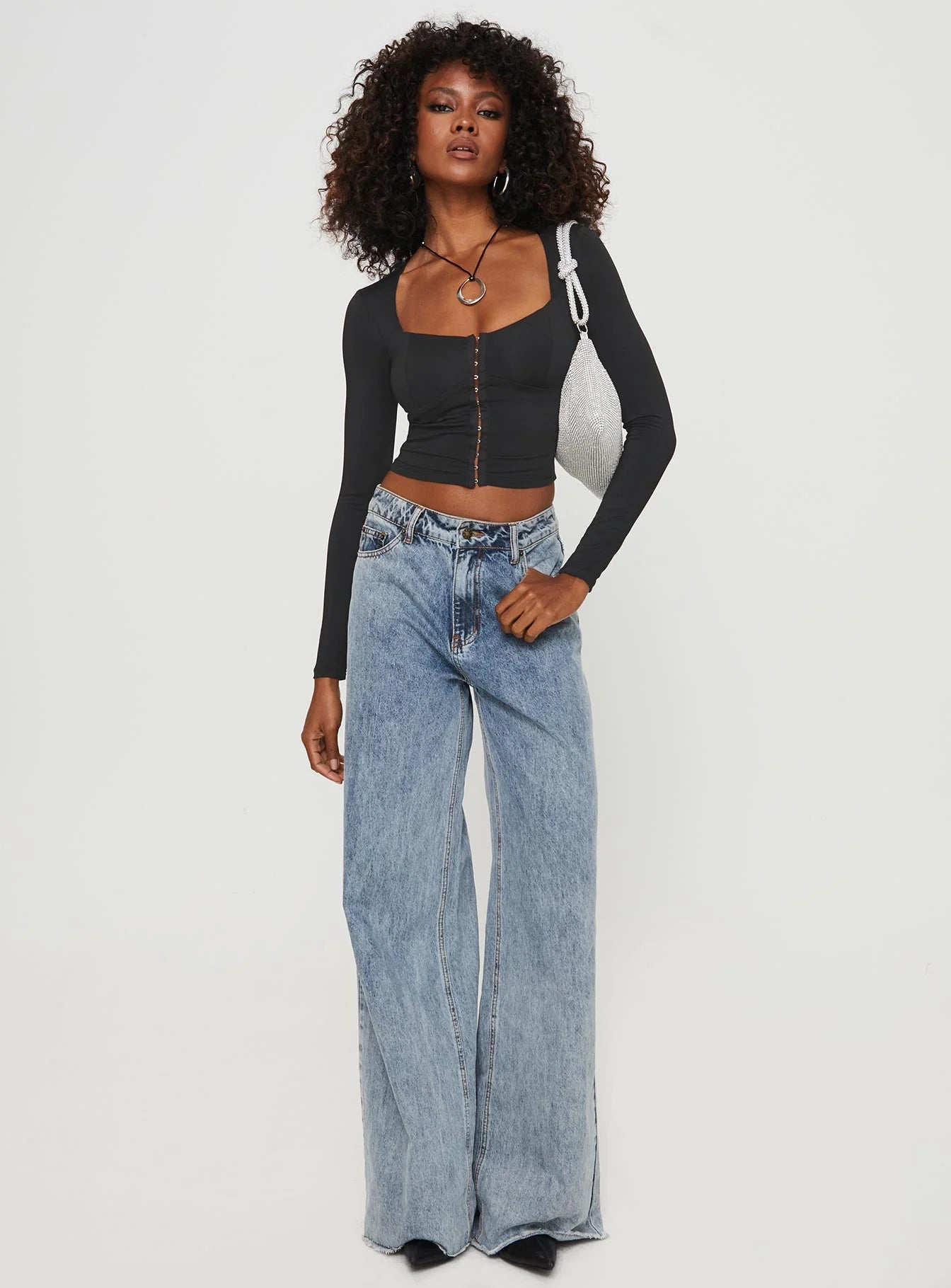 Torrado Long Sleeve Top Black