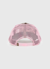 Von Dutch Staple Trucker Hat Brown / Pink
