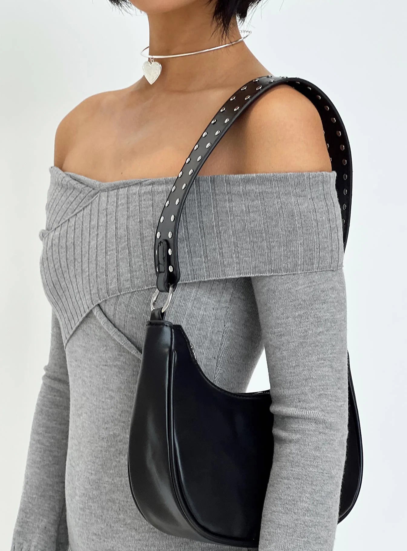 Verde Shoulder Bag Black